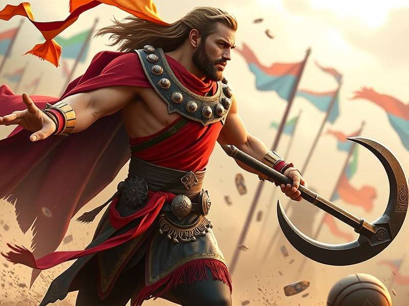 Maratha Mace Overlord Battle Scene